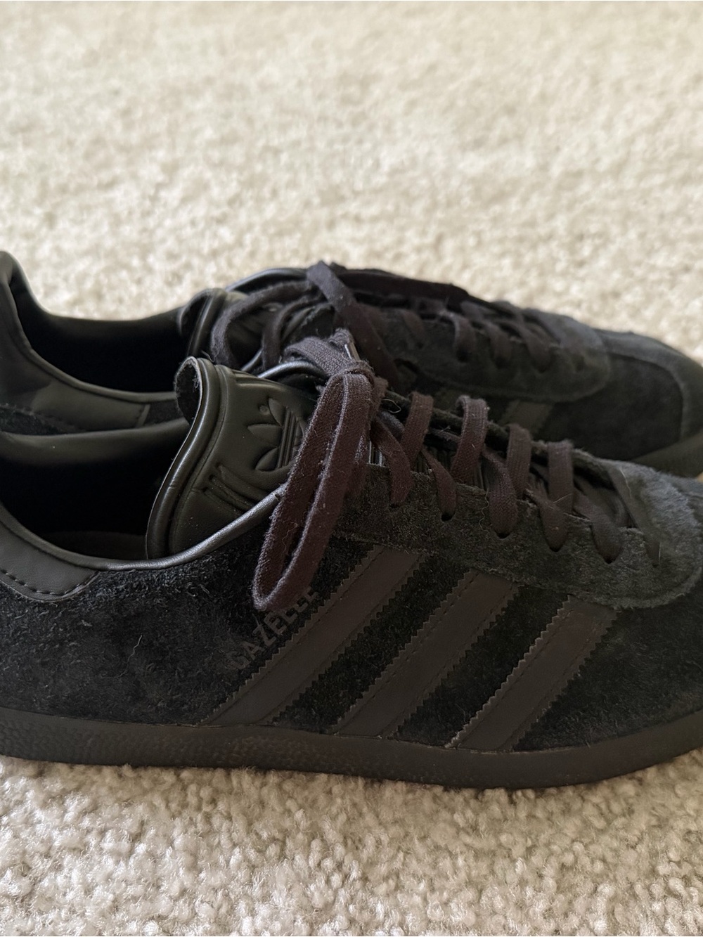 adidas Men’s Gazelle Suede Sneakers - Black - Picture 4 of 6
